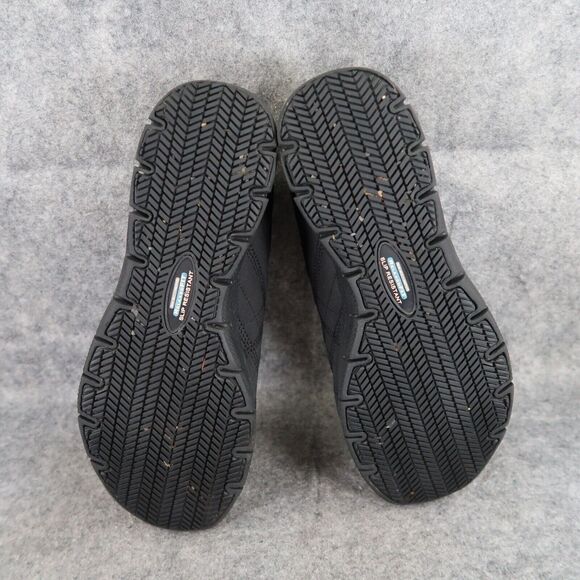 Skechers Shoes Womens 9 Slip On Sneakers Work Relaxed Fit Memory Foam Alex Black - Picture 12 of 16
